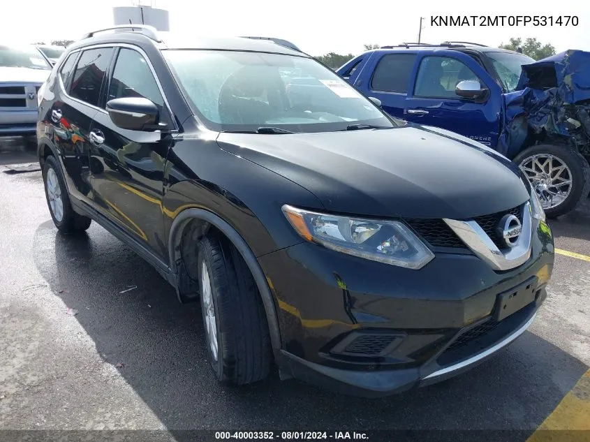 KNMAT2MT0FP531470 2015 Nissan Rogue Sv