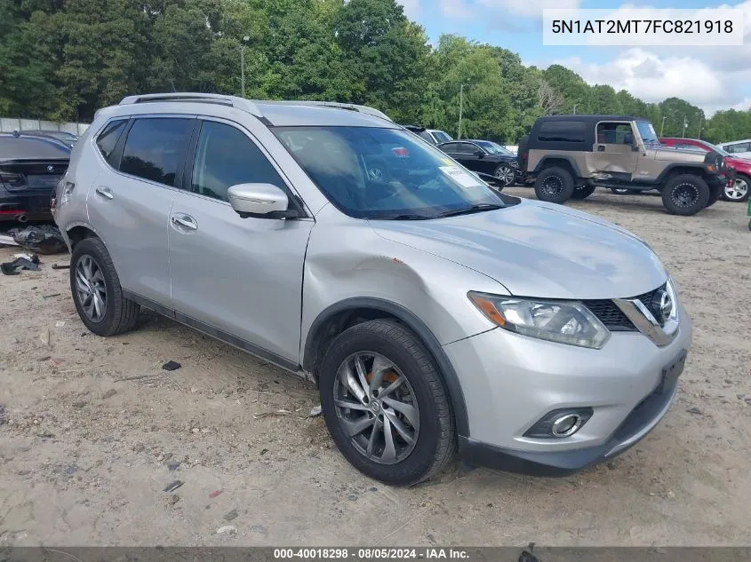 5N1AT2MT7FC821918 2015 Nissan Rogue Sl