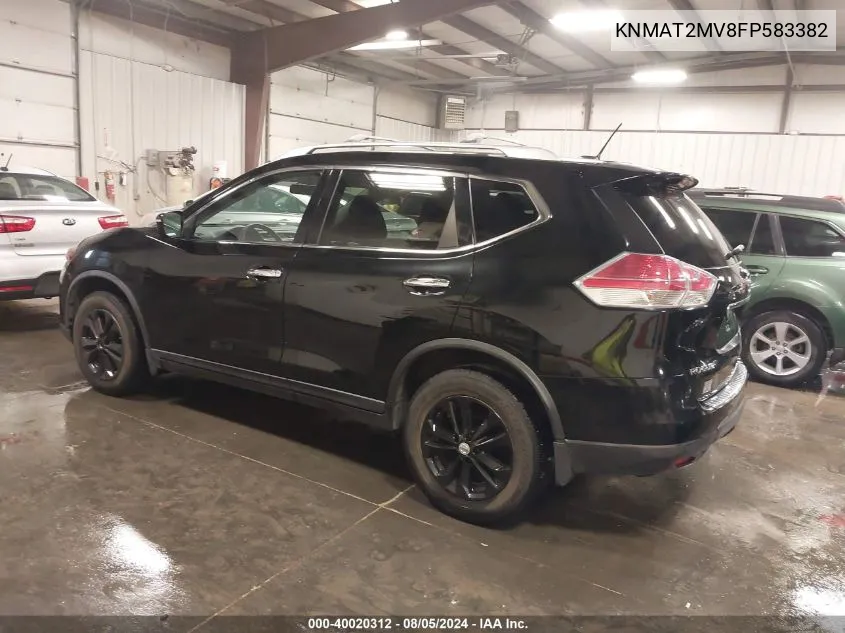 KNMAT2MV8FP583382 2015 Nissan Rogue Sv