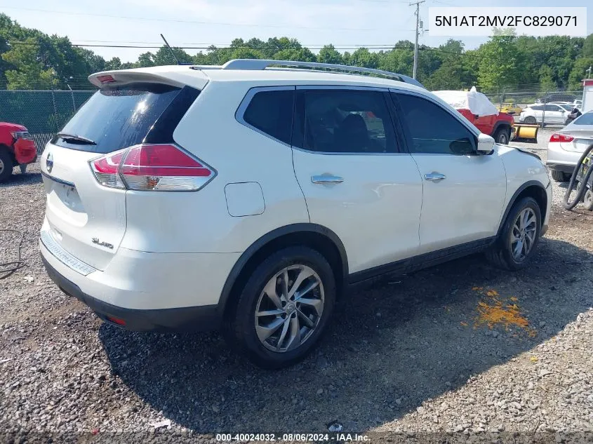 5N1AT2MV2FC829071 2015 Nissan Rogue Sl