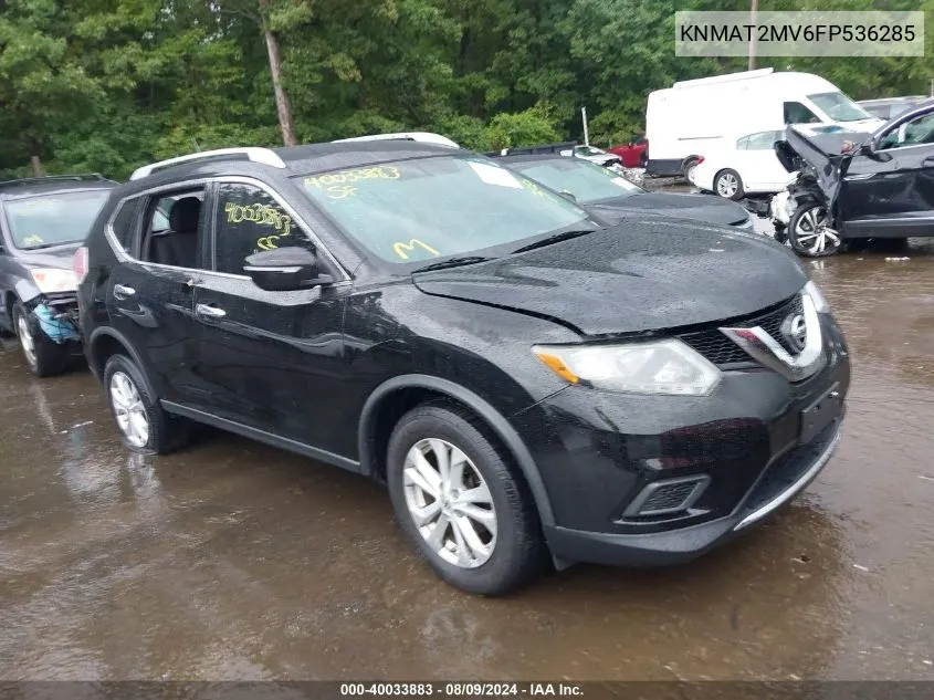 KNMAT2MV6FP536285 2015 Nissan Rogue Sv