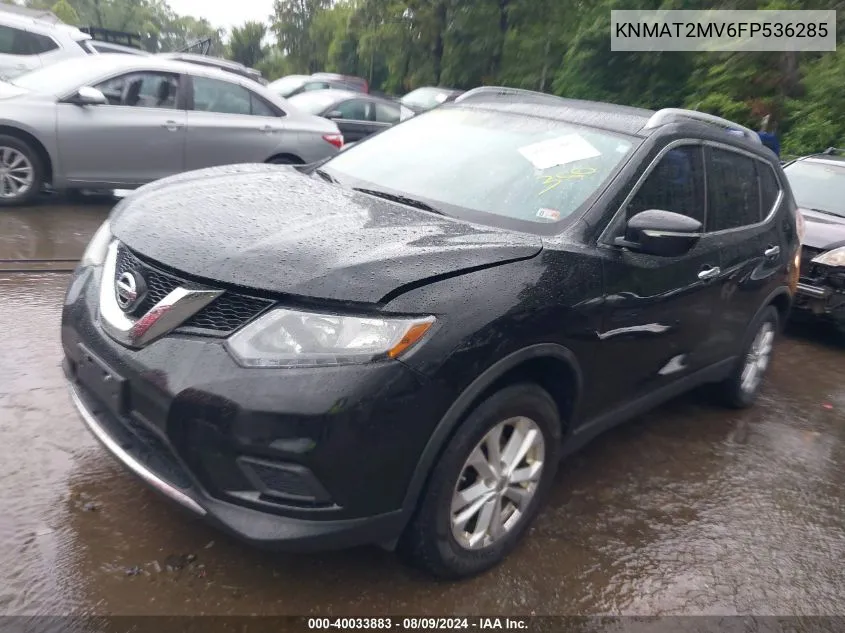 KNMAT2MV6FP536285 2015 Nissan Rogue Sv