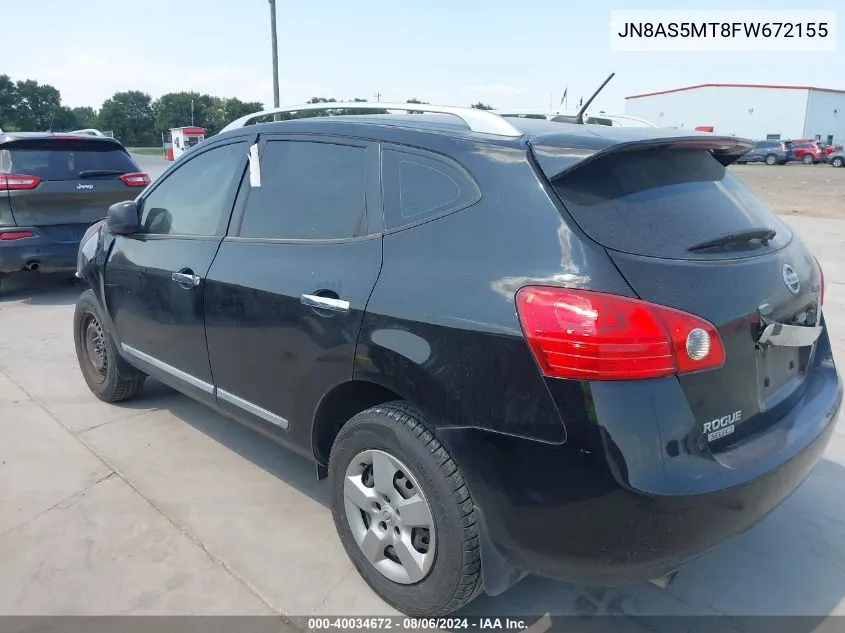 JN8AS5MT8FW672155 2015 Nissan Rogue Select S