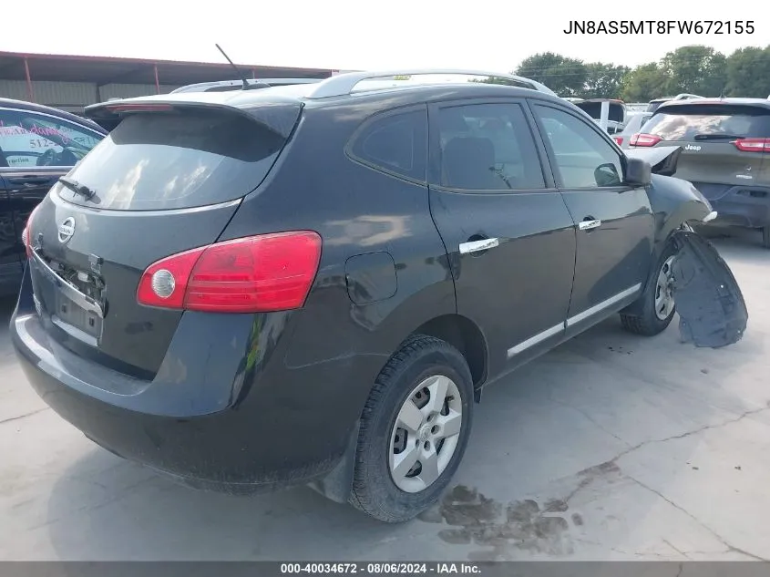 JN8AS5MT8FW672155 2015 Nissan Rogue Select S