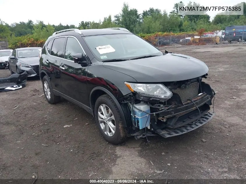 KNMAT2MV7FP575385 2015 Nissan Rogue Sv