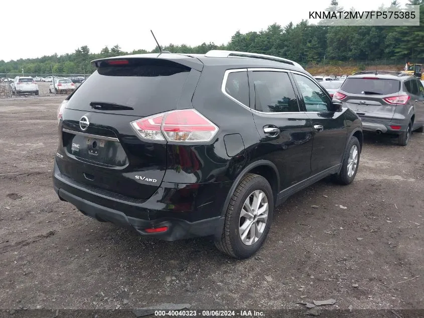 KNMAT2MV7FP575385 2015 Nissan Rogue Sv