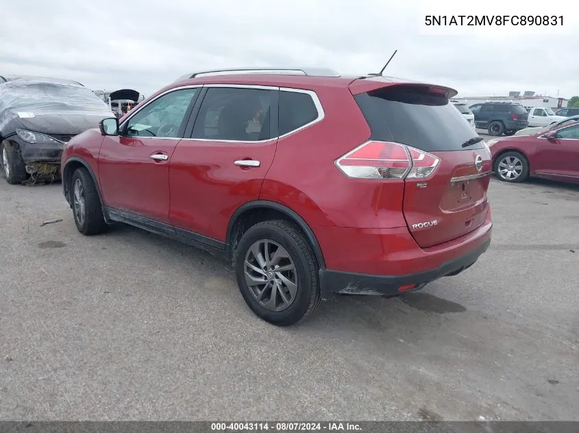 5N1AT2MV8FC890831 2015 Nissan Rogue Sl