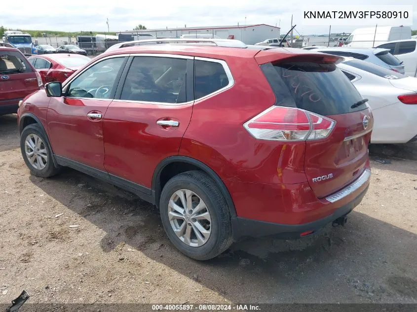 KNMAT2MV3FP580910 2015 Nissan Rogue S/Sl/Sv