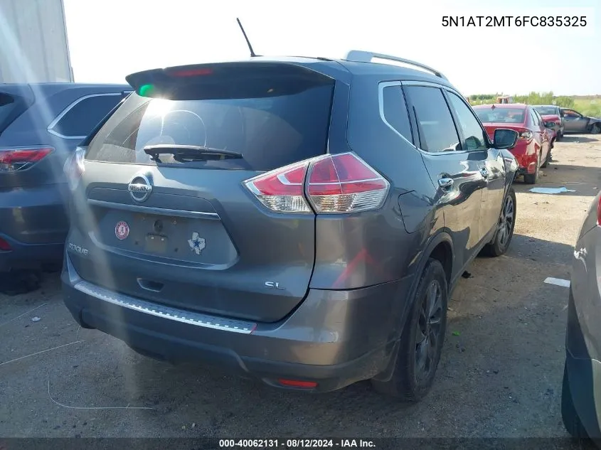 5N1AT2MT6FC835325 2015 Nissan Rogue Sl