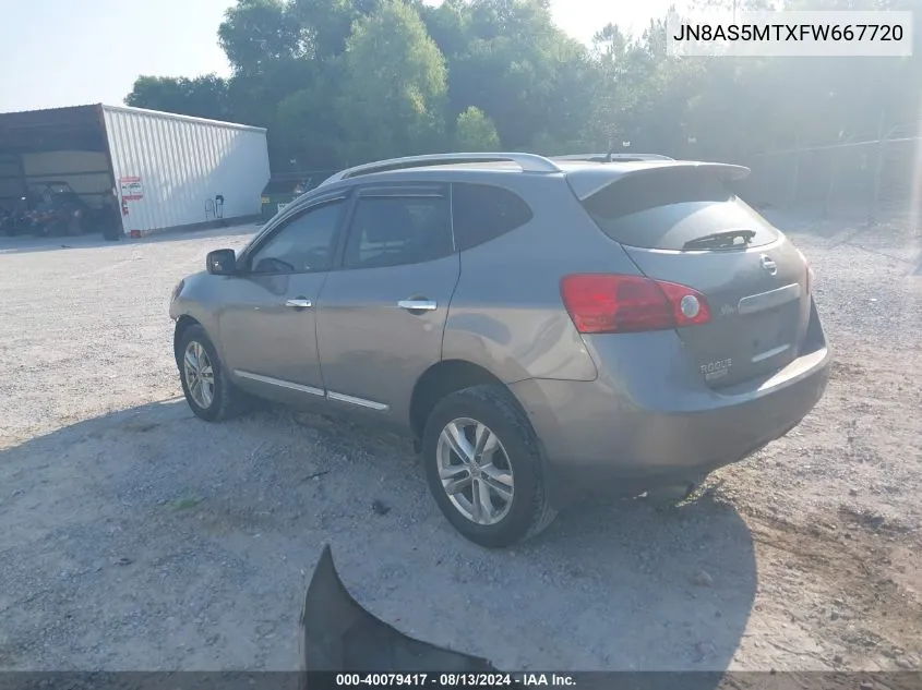 JN8AS5MTXFW667720 2015 Nissan Rogue Select S