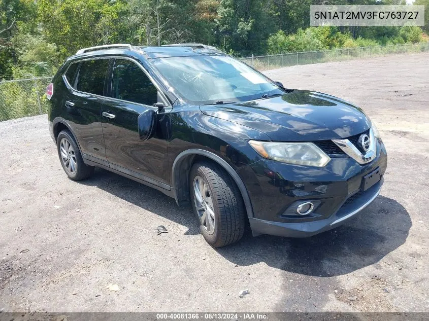 5N1AT2MV3FC763727 2015 Nissan Rogue Sl