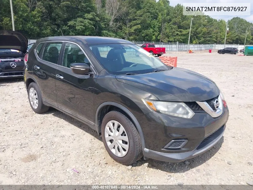 2015 Nissan Rogue S VIN: 5N1AT2MT8FC876927 Lot: 40107845