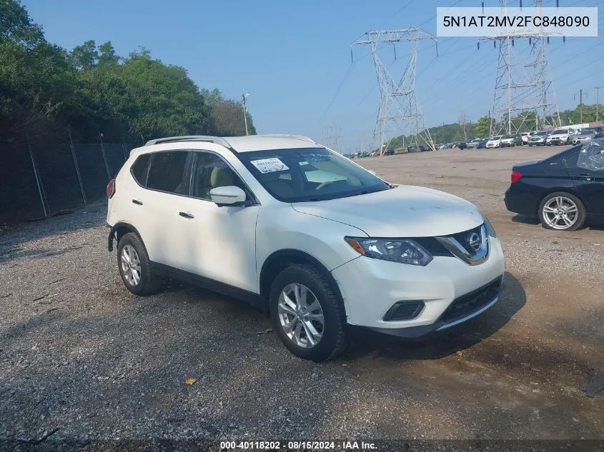 5N1AT2MV2FC848090 2015 Nissan Rogue Sv