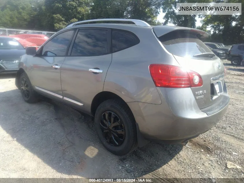 2015 Nissan Rogue Select S VIN: JN8AS5MT9FW674156 Lot: 40124983