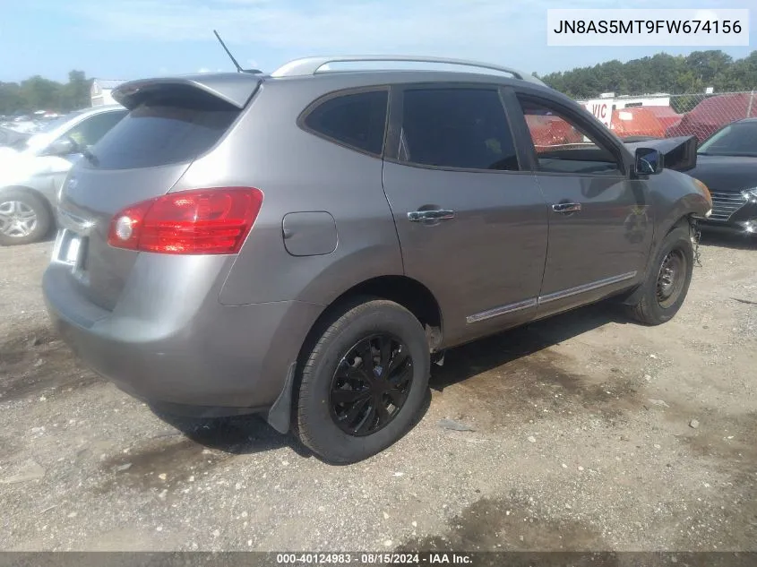 2015 Nissan Rogue Select S VIN: JN8AS5MT9FW674156 Lot: 40124983