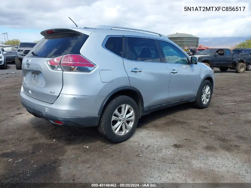 2015 Nissan Rogue Sv VIN: 5N1AT2MTXFC856517 Lot: 40148462