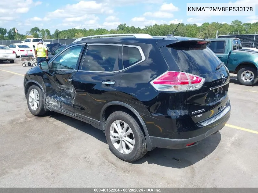 KNMAT2MV8FP530178 2015 Nissan Rogue Sv