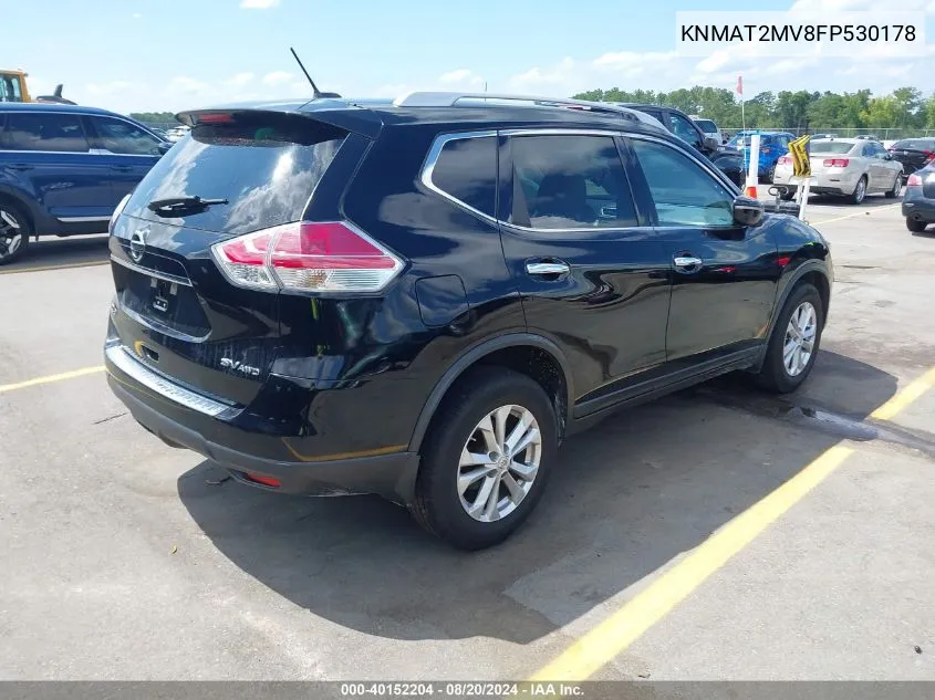 KNMAT2MV8FP530178 2015 Nissan Rogue Sv