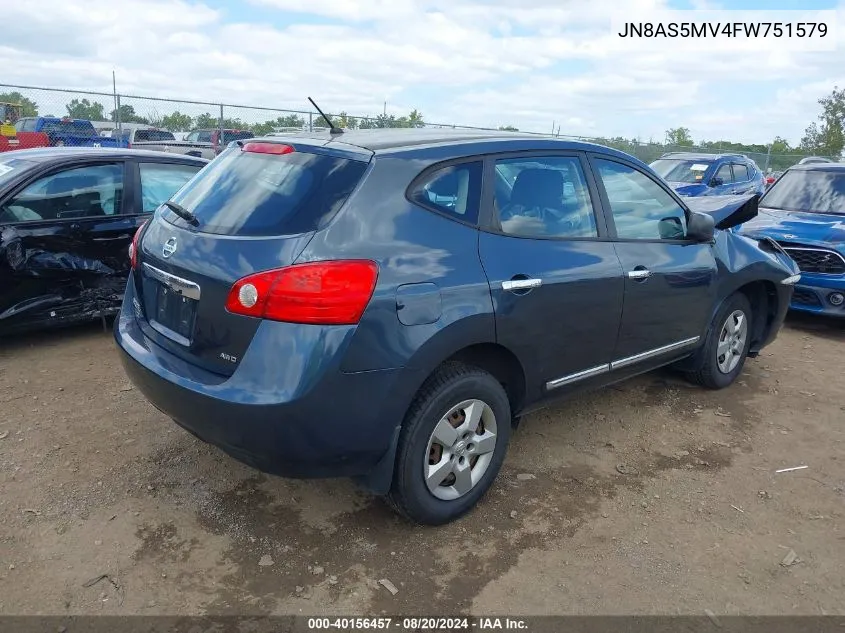 JN8AS5MV4FW751579 2015 Nissan Rogue Select S