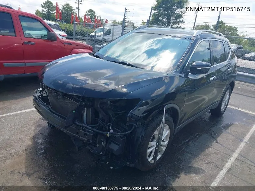 KNMAT2MT4FP516745 2015 Nissan Rogue Sv