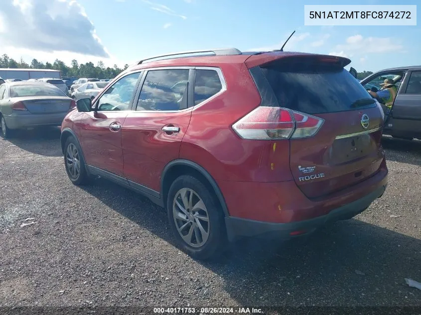 5N1AT2MT8FC874272 2015 Nissan Rogue Sl