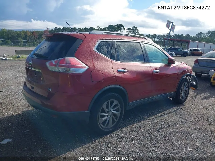 5N1AT2MT8FC874272 2015 Nissan Rogue Sl