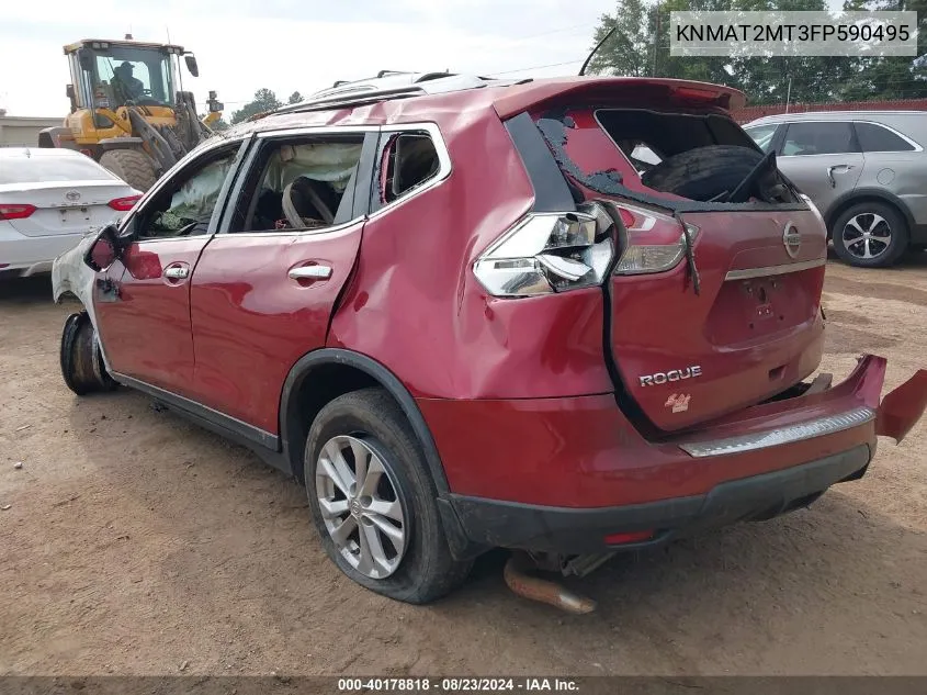 KNMAT2MT3FP590495 2015 Nissan Rogue Sv