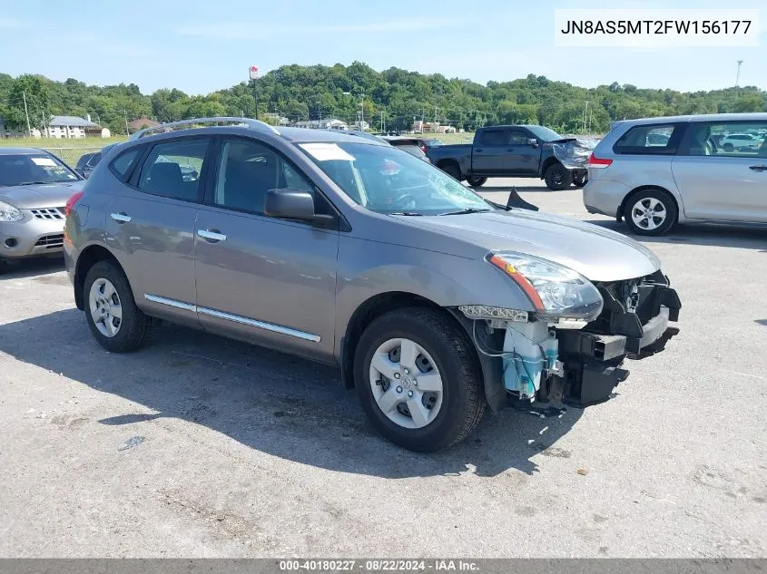 2015 Nissan Rogue Select S VIN: JN8AS5MT2FW156177 Lot: 40180227