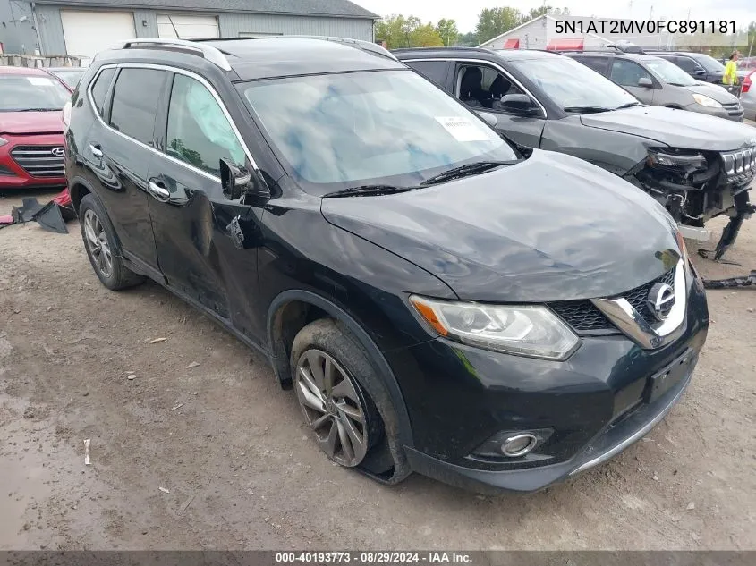 5N1AT2MV0FC891181 2015 Nissan Rogue Sl