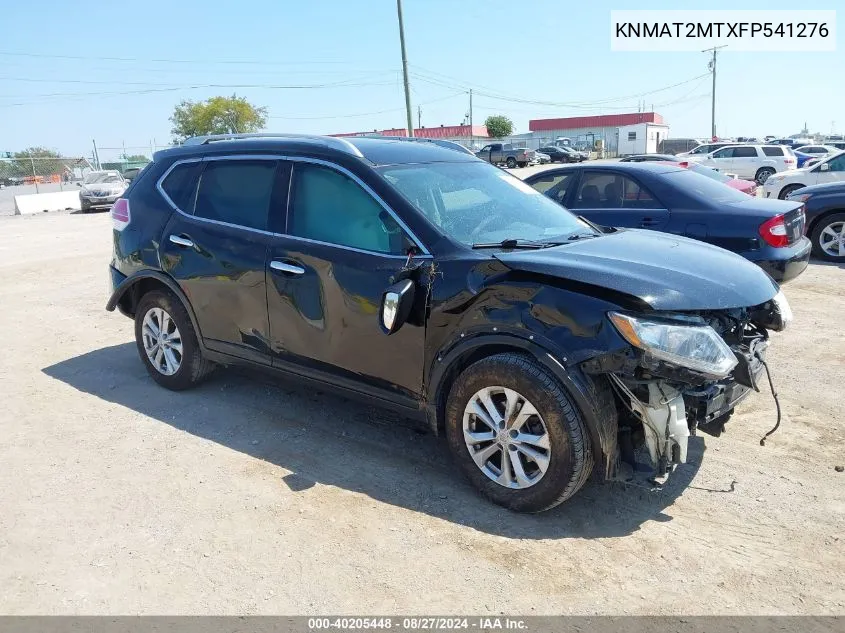 2015 Nissan Rogue Sv VIN: KNMAT2MTXFP541276 Lot: 40205448