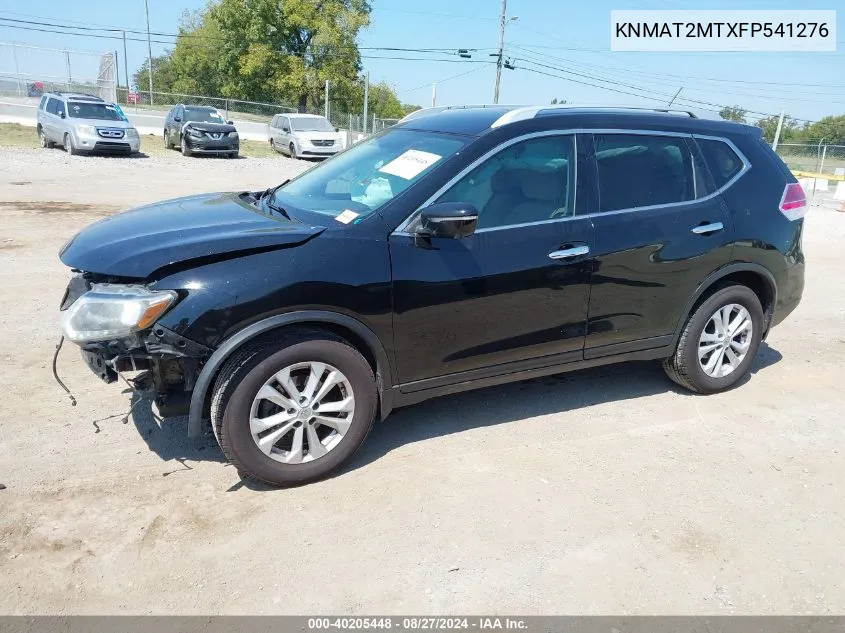 2015 Nissan Rogue Sv VIN: KNMAT2MTXFP541276 Lot: 40205448