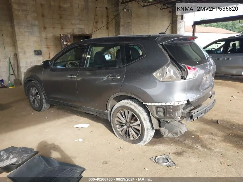 KNMAT2MV2FP536820 2015 Nissan Rogue S