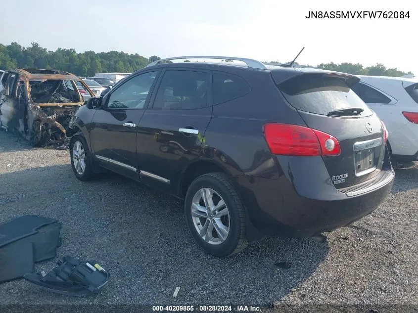 2015 Nissan Rogue Select S VIN: JN8AS5MVXFW762084 Lot: 40209855