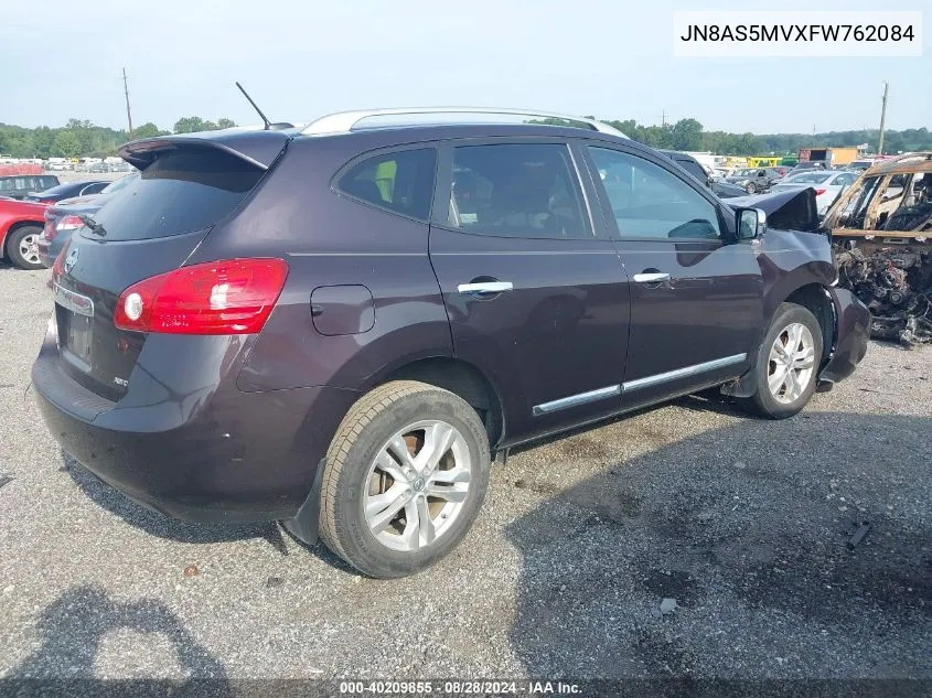 2015 Nissan Rogue Select S VIN: JN8AS5MVXFW762084 Lot: 40209855