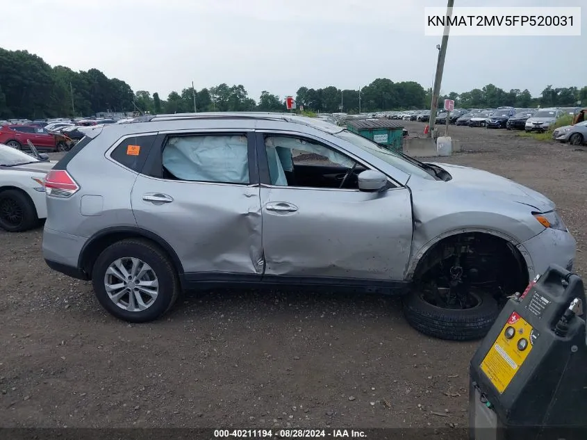 KNMAT2MV5FP520031 2015 Nissan Rogue Sv