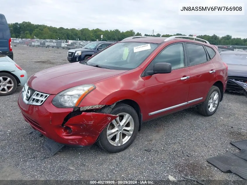 2015 Nissan Rogue Select S VIN: JN8AS5MV6FW766908 Lot: 40219909