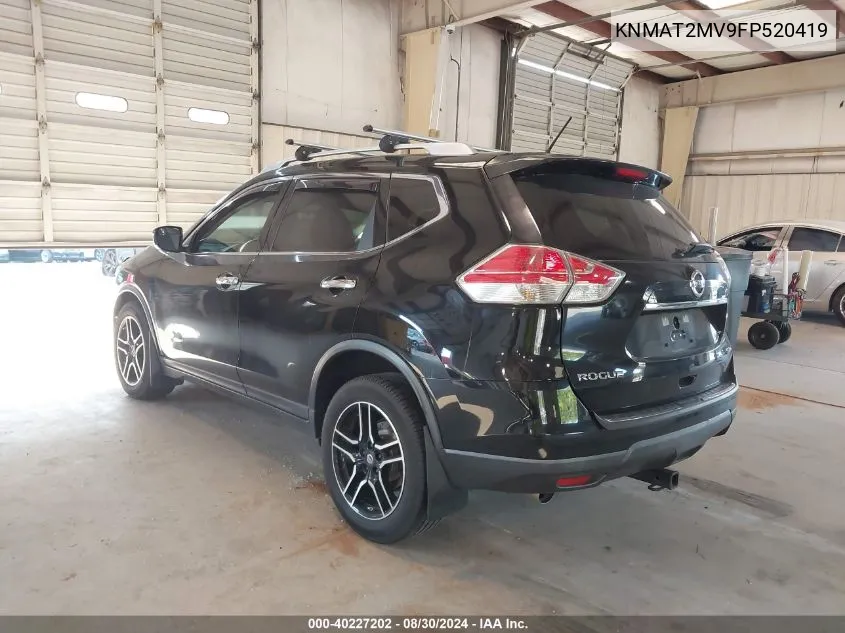 KNMAT2MV9FP520419 2015 Nissan Rogue Sv