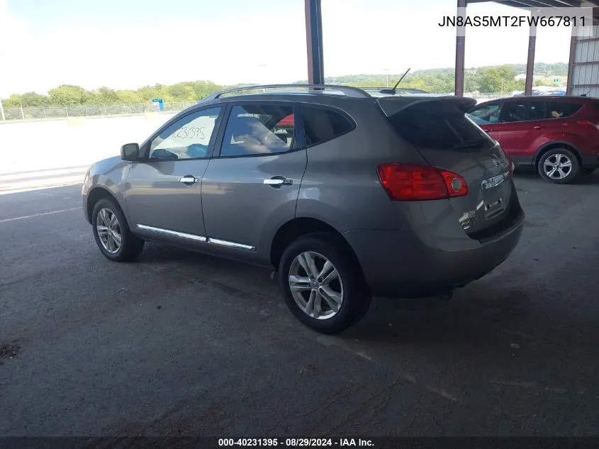 2015 Nissan Rogue Select S VIN: JN8AS5MT2FW667811 Lot: 40231395