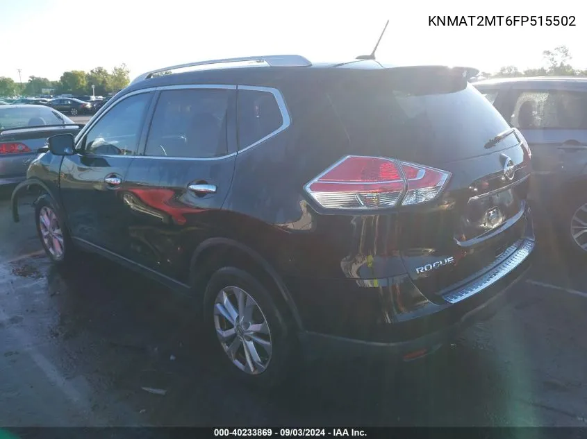 KNMAT2MT6FP515502 2015 Nissan Rogue Sv