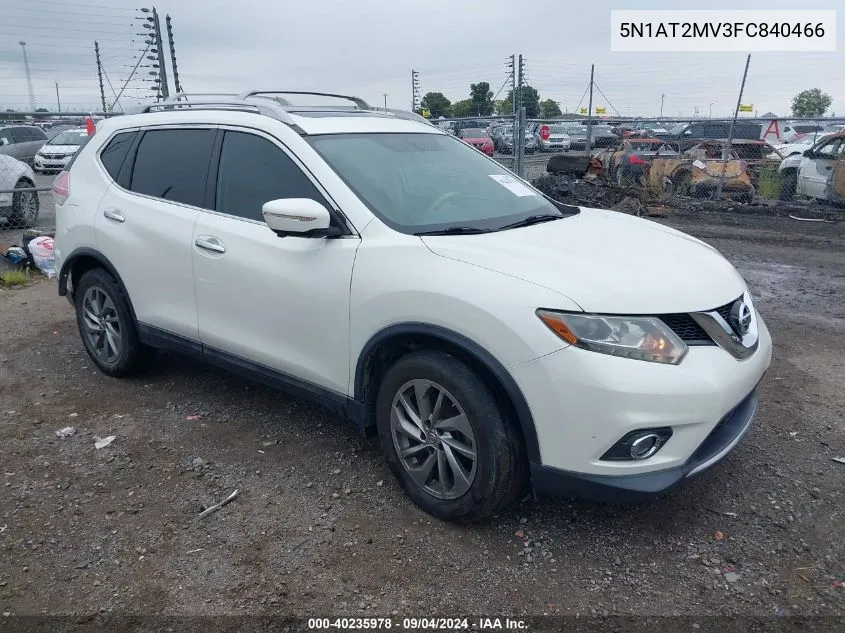 5N1AT2MV3FC840466 2015 Nissan Rogue Sl