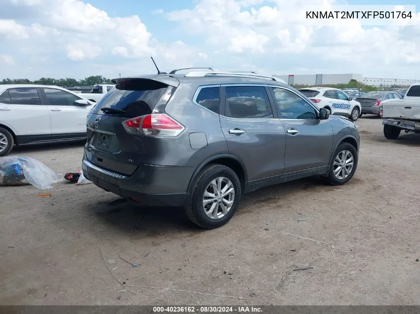 KNMAT2MTXFP501764 2015 Nissan Rogue Sv