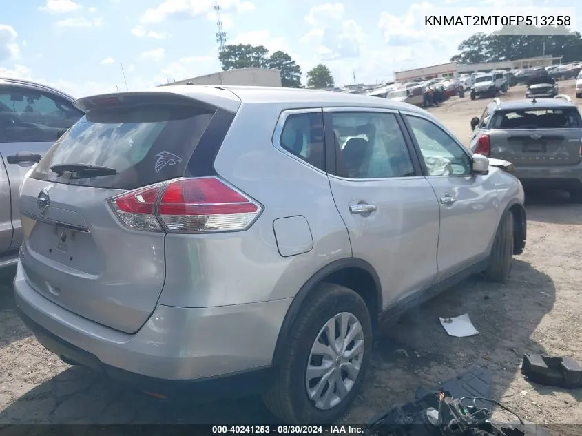 KNMAT2MT0FP513258 2015 Nissan Rogue S