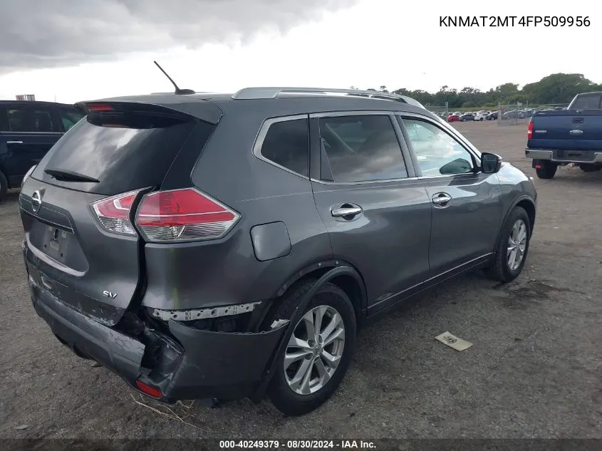 KNMAT2MT4FP509956 2015 Nissan Rogue Sv