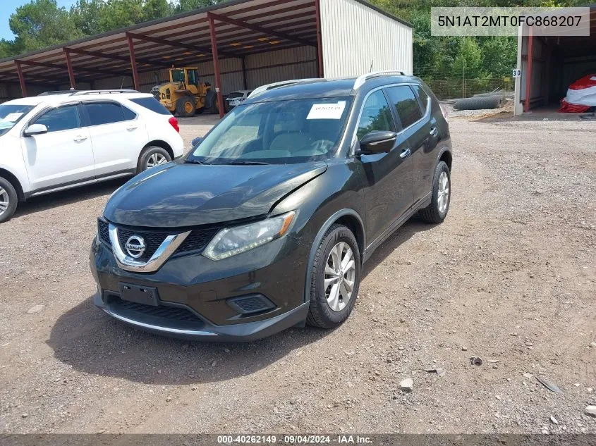 2015 Nissan Rogue Sv VIN: 5N1AT2MT0FC868207 Lot: 40262149