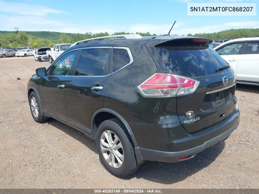 5N1AT2MT0FC868207 2015 Nissan Rogue Sv