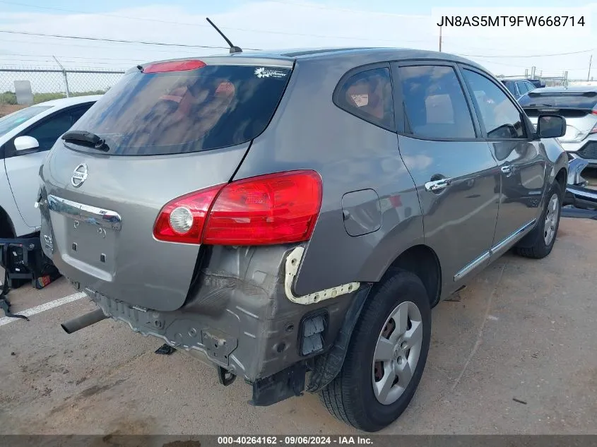 2015 Nissan Rogue Select S VIN: JN8AS5MT9FW668714 Lot: 40264162