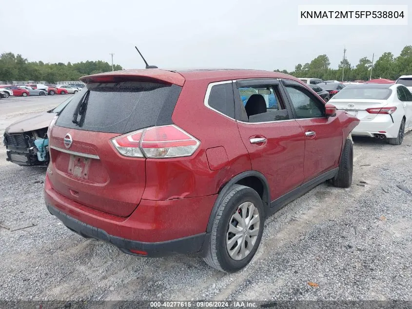 KNMAT2MT5FP538804 2015 Nissan Rogue S/Sl/Sv