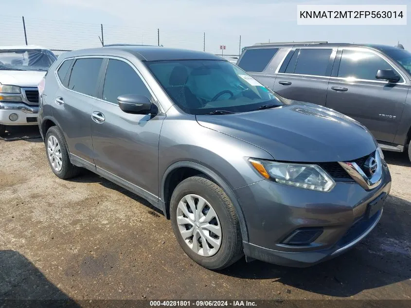 2015 Nissan Rogue S VIN: KNMAT2MT2FP563014 Lot: 40281801