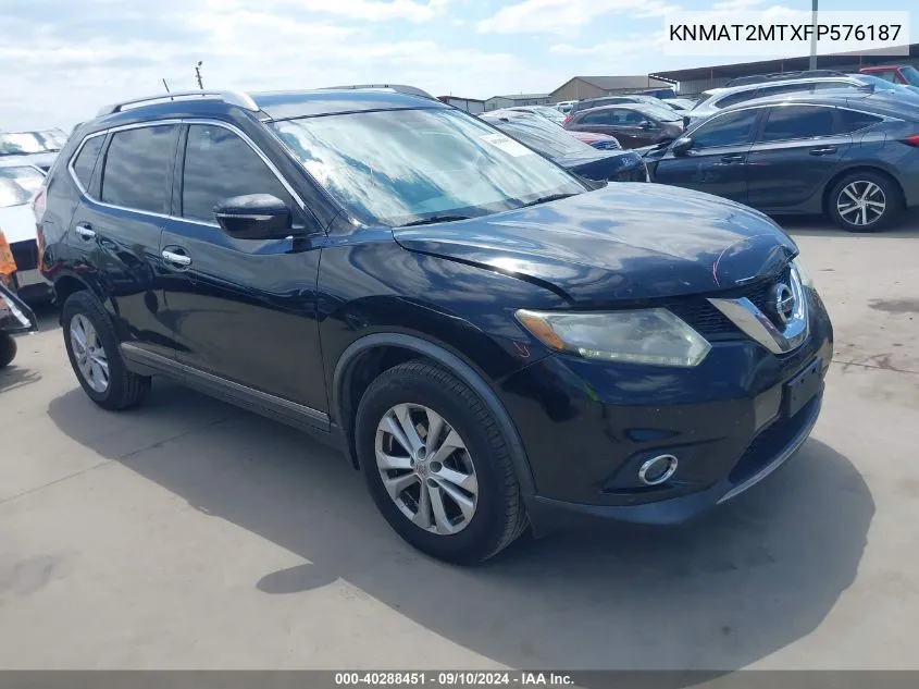 KNMAT2MTXFP576187 2015 Nissan Rogue S/Sl/Sv