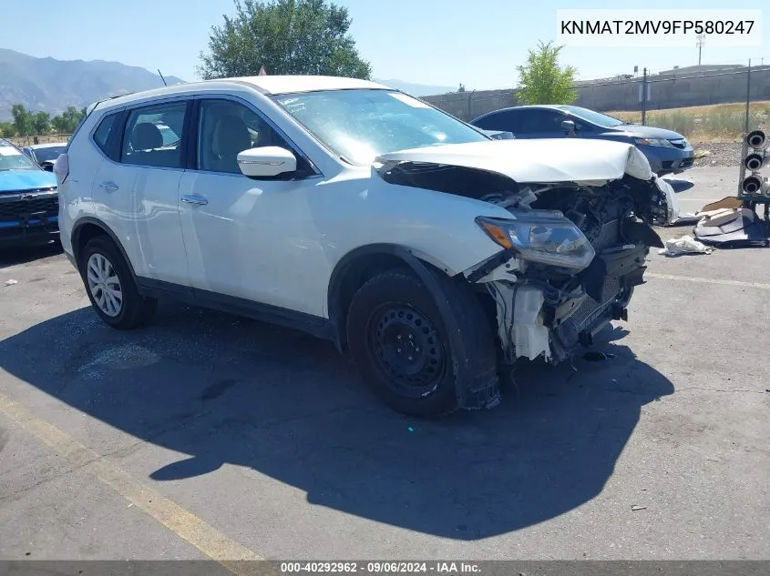 2015 Nissan Rogue S VIN: KNMAT2MV9FP580247 Lot: 40292962